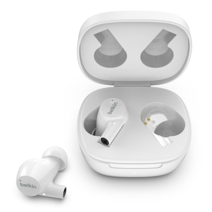 Belkin SOUNDFORM Rise draadloze oordopjes in de groep HOME ELECTRONICS / Audio & Beeld / Koptelefoon & Accessoires / Koptelefoon bij TP E-commerce Nordic AB (D19146)
