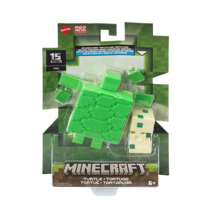 MINECRAFT Biome Bouwt - 8cm Schildpad (HTL84) in de groep SPEELGOED, KINDER- & BABYPRODUCTEN / Speelgoed / Figuren, Miniaturen & accessoires bij TP E-commerce Nordic AB (D19160)