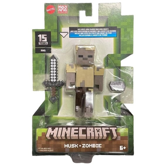 MINECRAFT Biome Bouwt - 8cm Husk Zombie (HTL85) in de groep SPEELGOED, KINDER- & BABYPRODUCTEN / Speelgoed / Figuren, Miniaturen & accessoires bij TP E-commerce Nordic AB (D19162)