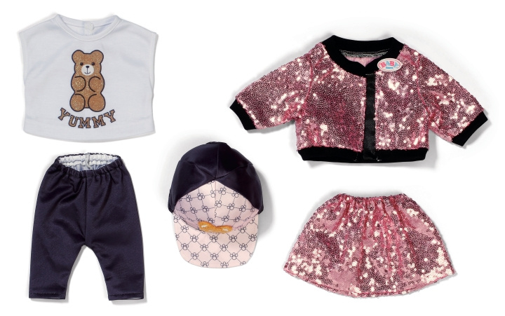 BABY Born Glam Outfit 43cm - (837320) in de groep SPEELGOED, KINDER- & BABYPRODUCTEN / Speelgoed / Docks & Accessoires bij TP E-commerce Nordic AB (D19206)