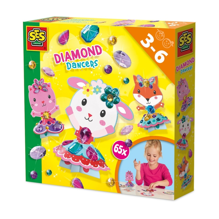 SES Creative Diamantschilderen - Diamantdansers (S14048) in de groep SPEELGOED, KINDER- & BABYPRODUCTEN / Speelgoed / Ambachten bij TP E-commerce Nordic AB (D19220)