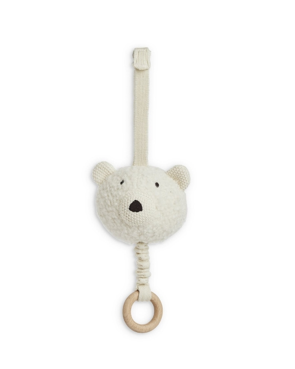 Smallstuff Muziekmobiel, bouclé wol, gebroken wit (40011-40) in de groep SPEELGOED, KINDER- & BABYPRODUCTEN / Babyspeelgoed / Knuffels bij TP E-commerce Nordic AB (D19229)