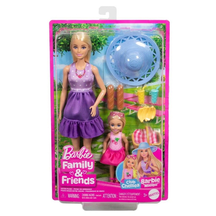 Barbie Malibu & Chelsea poppen - (960-2504) in de groep SPEELGOED, KINDER- & BABYPRODUCTEN / Speelgoed / Docks & Accessoires bij TP E-commerce Nordic AB (D19248)