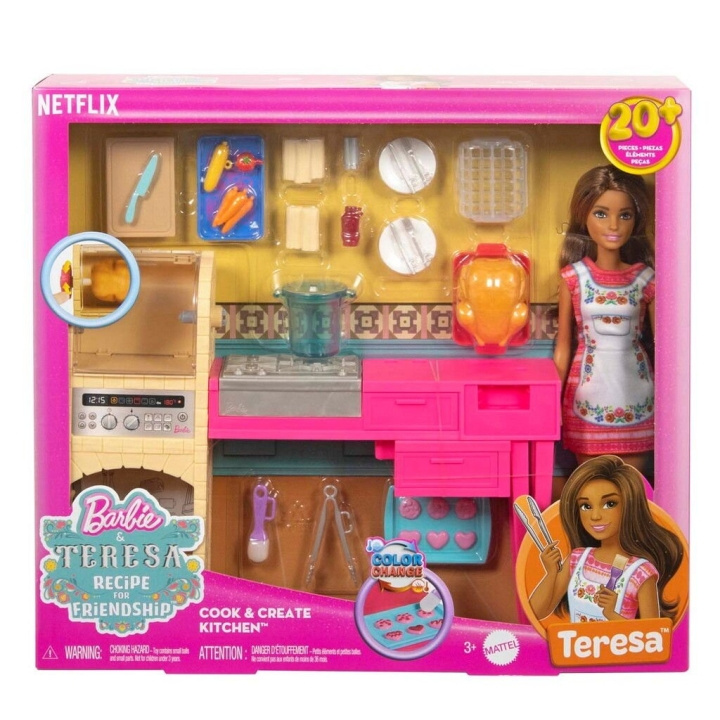 Barbie Barbie Recept voor vriendschap Teresa\'s keuken - (960-2517) in de groep SPEELGOED, KINDER- & BABYPRODUCTEN / Speelgoed / Docks & Accessoires bij TP E-commerce Nordic AB (D19255)