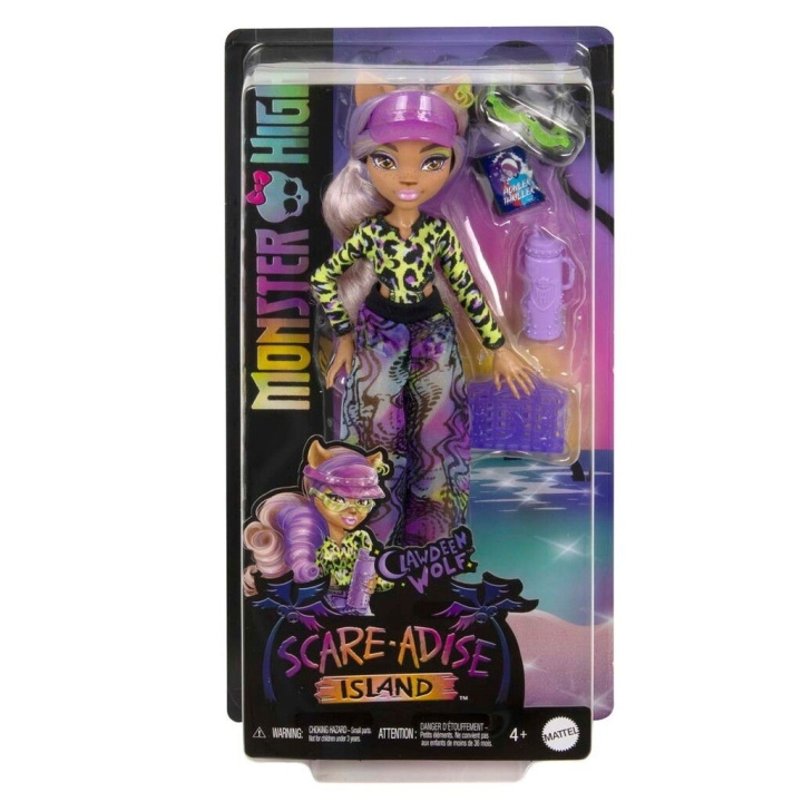 Monster High Schrik eiland Clawdeen Doll - (218-2503) in de groep SPEELGOED, KINDER- & BABYPRODUCTEN / Speelgoed / Docks & Accessoires bij TP E-commerce Nordic AB (D19258)