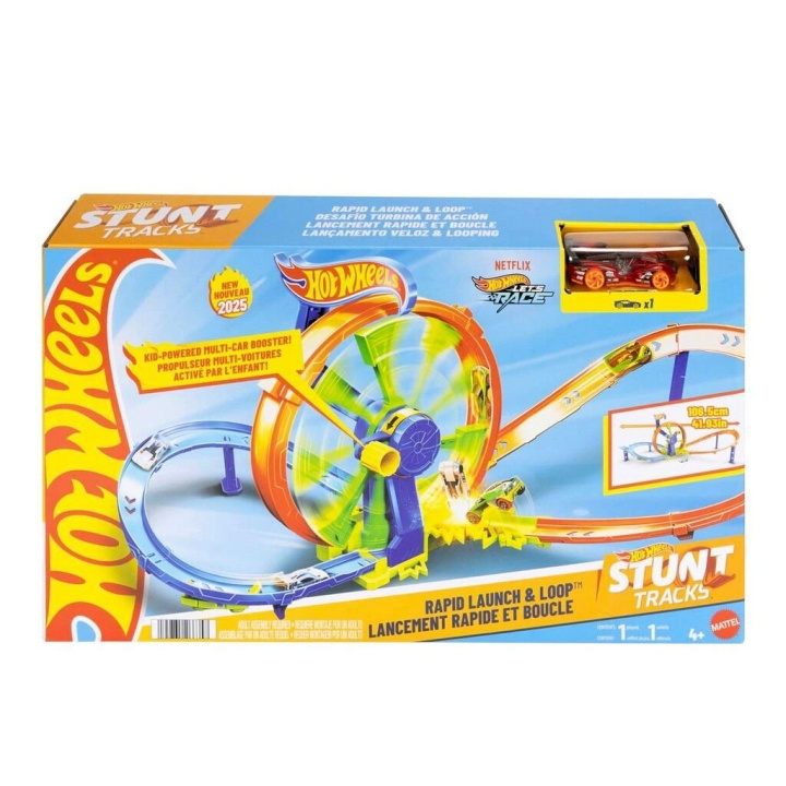 Hot Wheels Stunt Tracks Rapid Launch & Loop - (965-2503) in de groep SPEELGOED, KINDER- & BABYPRODUCTEN / Speelgoed / Speelset bij TP E-commerce Nordic AB (D19261)