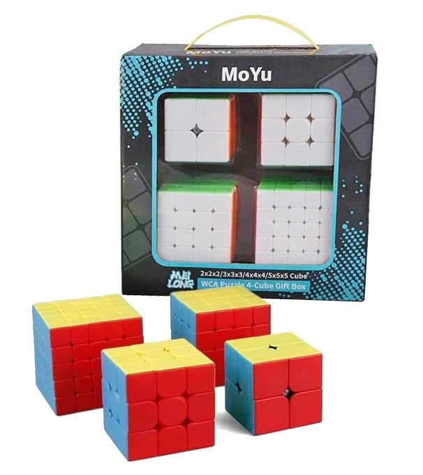 Vini Games Vini Spel - Moyu 4-delige kubus (31298) in de groep SPEELGOED, KINDER- & BABYPRODUCTEN / Speelgoed / Speelgoed bij TP E-commerce Nordic AB (D19265)