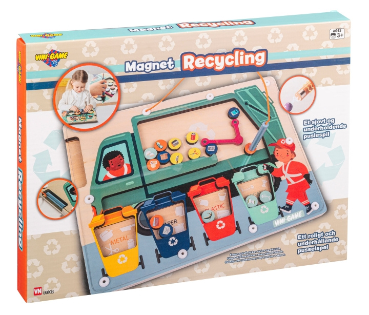 Vini Games Magnetisch afvalsorteerraadsel (31912) in de groep SPEELGOED, KINDER- & BABYPRODUCTEN / Speelgoed / Kinderpuzzel bij TP E-commerce Nordic AB (D19266)