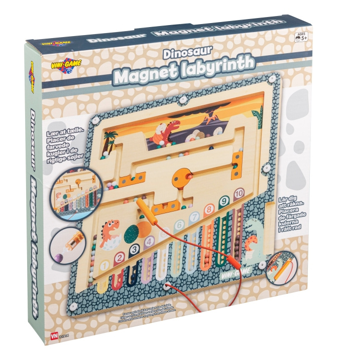 Vini Games Dinosaurus Hout/Magneetspel (31914) in de groep SPEELGOED, KINDER- & BABYPRODUCTEN / Speelgoed / Speelgoed bij TP E-commerce Nordic AB (D19268)