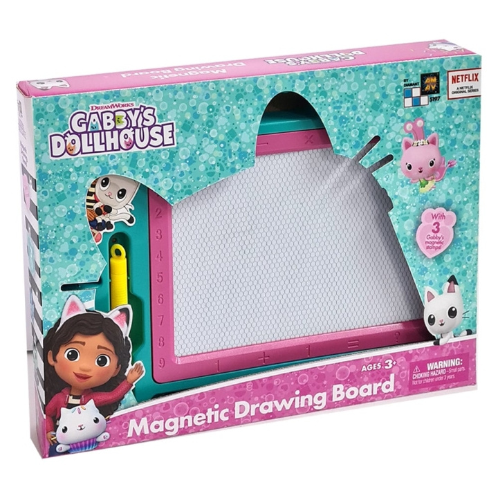Diamantino Gabby\'s Dollhouse Magnetisch Tekenbord - (107111) in de groep SPEELGOED, KINDER- & BABYPRODUCTEN / Speelgoed / Tekenen & Tellen bij TP E-commerce Nordic AB (D19272)