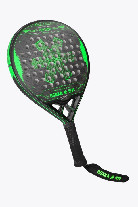 Osaka Pro Tour Control Padel Racket - Zwart/Groen in de groep SPORT, VRIJE TIJD & HOBBY / Sportuitrusting / Padelrackets bij TP E-commerce Nordic AB (D19289)