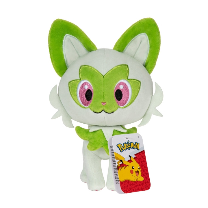 Pokémon PLUCHE 20 CM SPRIGATITO CDU (PKW3353) in de groep SPEELGOED, KINDER- & BABYPRODUCTEN / Babyspeelgoed / Knuffels bij TP E-commerce Nordic AB (D19290)