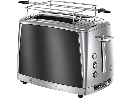 Russell Hobbs Luna 2 Slice Broodrooster - Maanlicht Grijs in de groep HUISHOUDEN & TUIN / Huishoudelijke apparaten / Broodroosters & Broodgrills / Broodroosters bij TP E-commerce Nordic AB (D19297)