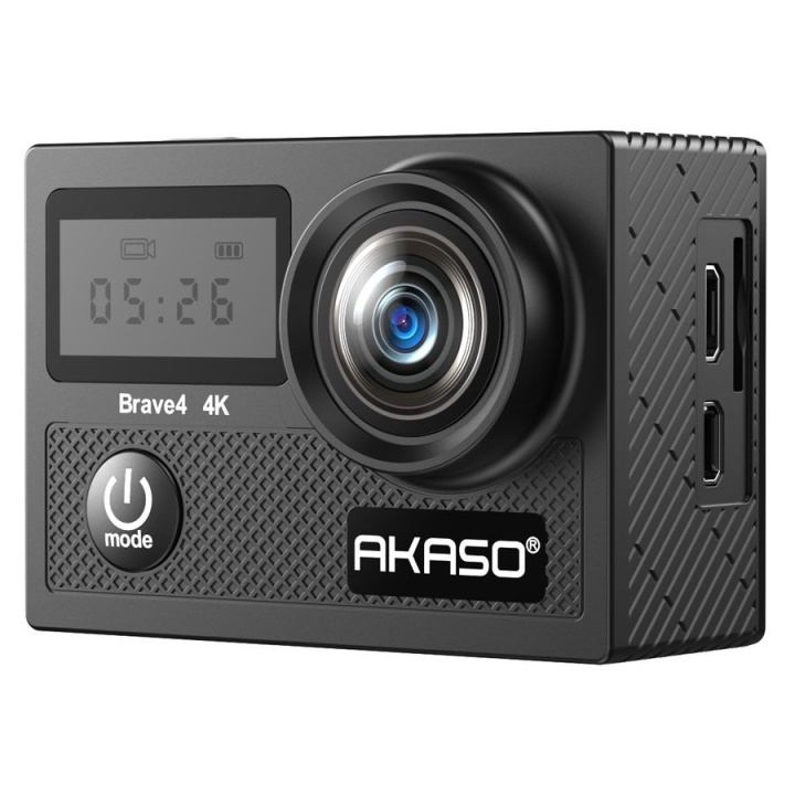 Akaso Brave 4 Ultra HD 4K Wifi-actiecamera - Digitale zoom in de groep SPORT, VRIJE TIJD & HOBBY / Actiecamera\'s en accessoires / Actiecamera\'s bij TP E-commerce Nordic AB (D19320)