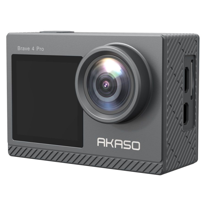 Akaso Brave 4 Pro actiecamera met dubbele monitor - 4K/30fps - 20MP in de groep SPORT, VRIJE TIJD & HOBBY / Actiecamera\'s en accessoires / Actiecamera\'s bij TP E-commerce Nordic AB (D19321)