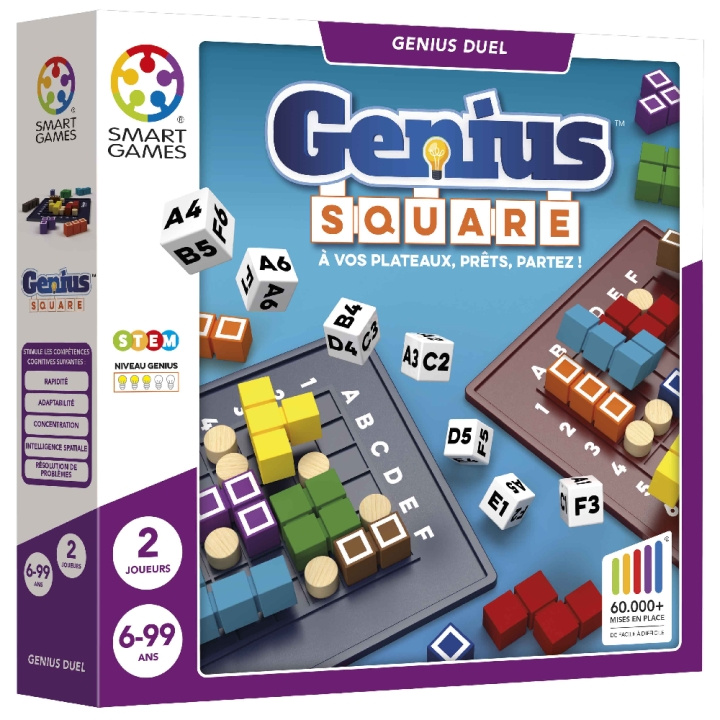 Smart Games Genius Vierkant (Scandinavisch) (SG9001) in de groep SPEELGOED, KINDER- & BABYPRODUCTEN / Spelletje / Bordspellen bij TP E-commerce Nordic AB (D19329)