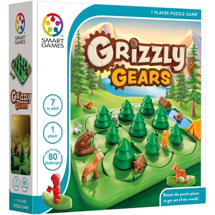 Smart Games Grizzly Versnellingen (Scandinavisch) (SG2445) in de groep SPEELGOED, KINDER- & BABYPRODUCTEN / Spelletje / Bordspellen bij TP E-commerce Nordic AB (D19330)