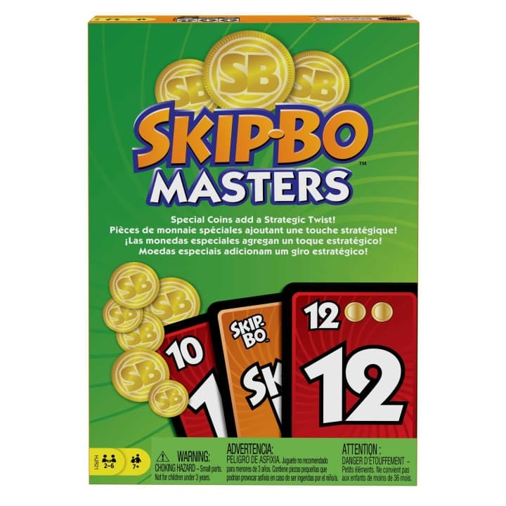 Mattel Games Skip-Bo Masters (HJR21) in de groep SPEELGOED, KINDER- & BABYPRODUCTEN / Spelletje / Kaartspel bij TP E-commerce Nordic AB (D19340)
