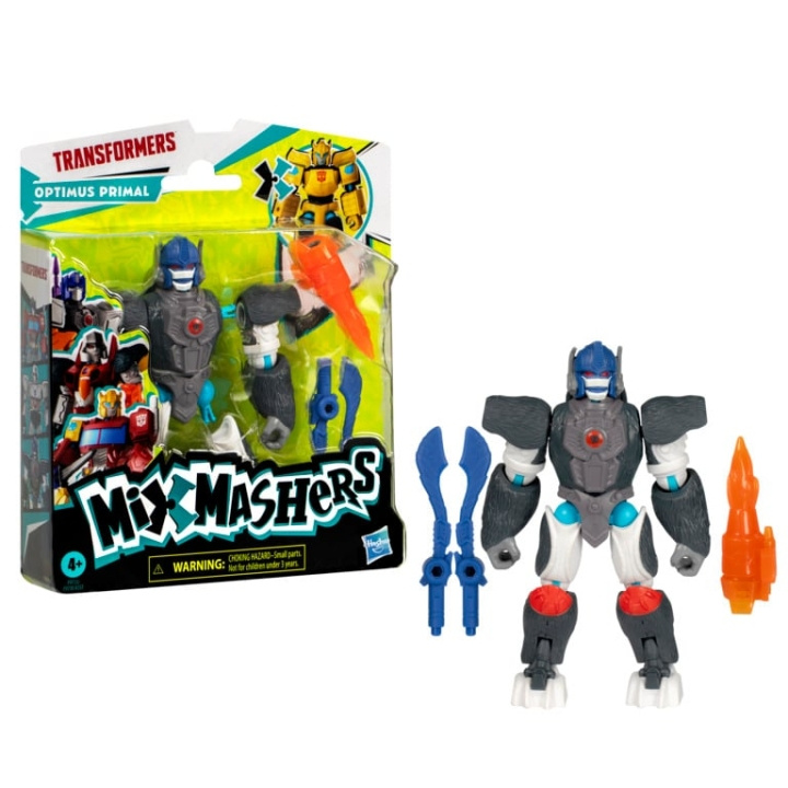 Transformers Mix Mashers Optimus Primal Actiefiguur (F97335X0) in de groep SPEELGOED, KINDER- & BABYPRODUCTEN / Speelgoed / Figuren, Miniaturen & accessoires bij TP E-commerce Nordic AB (D19351)