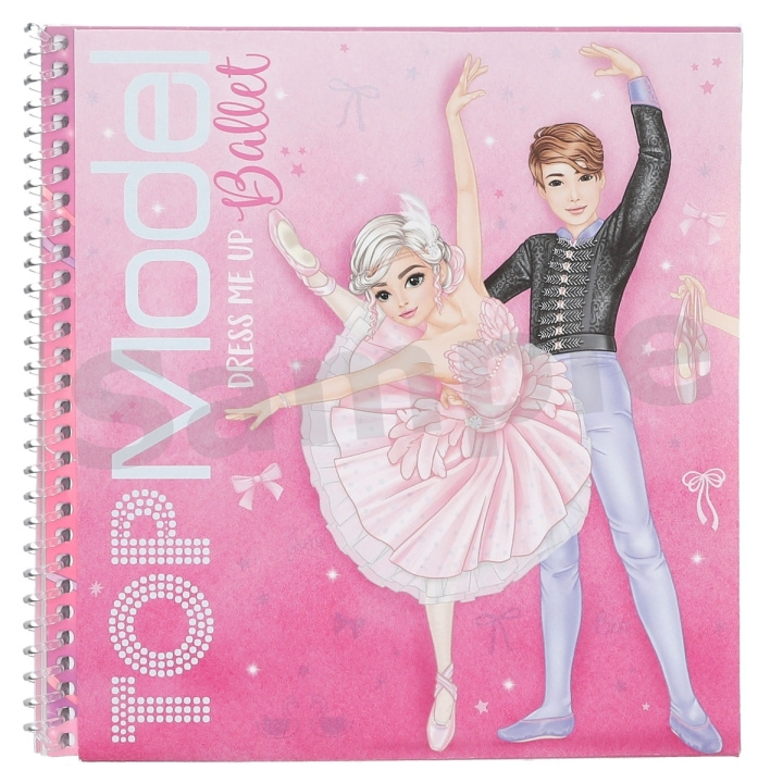 TOPModel Dress Me Up Stickerboek BALLET - (413611) in de groep SPEELGOED, KINDER- & BABYPRODUCTEN / Speelgoed / Ambachten bij TP E-commerce Nordic AB (D19371)