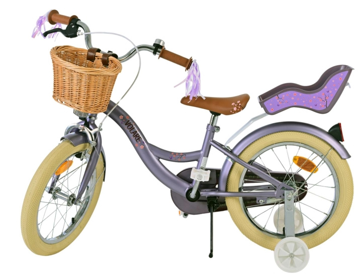 Volare Kinderfiets 16 - Blossom Paars (31642) in de groep SPEELGOED, KINDER- & BABYPRODUCTEN / Buitenspeelgoed / Fietsen & Steppen bij TP E-commerce Nordic AB (D19378)