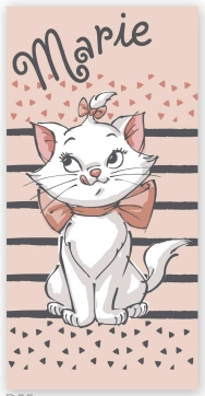 Disney Aristocats Handdoek - 70x140 cm - Aristocat (110047) in de groep HUISHOUDEN & TUIN / Badkamer / Handdoeken bij TP E-commerce Nordic AB (D19382)