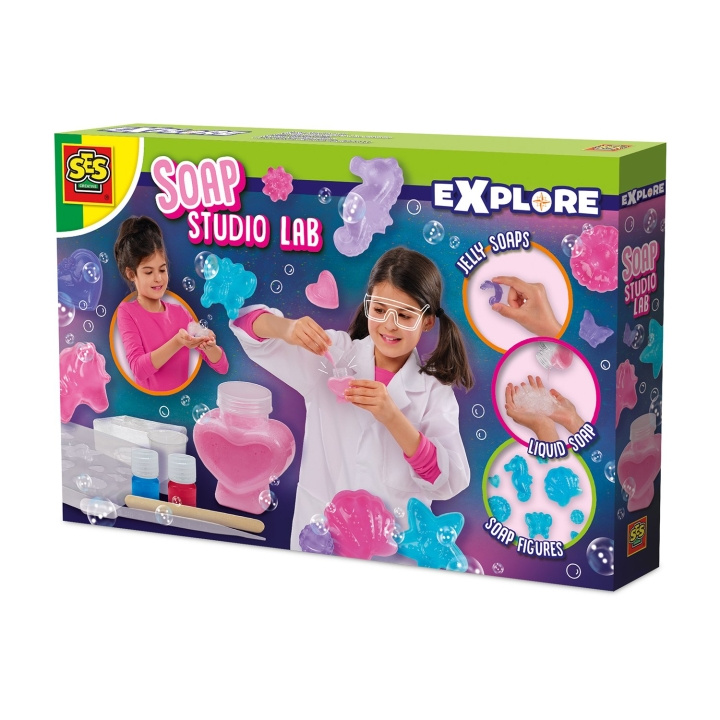 SES Creative Verken Zeep Studio Lab - (S25142) in de groep SPEELGOED, KINDER- & BABYPRODUCTEN / Speelgoed / Ambachten bij TP E-commerce Nordic AB (D19401)
