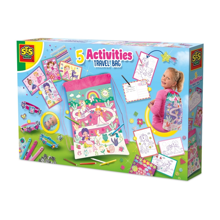 SES Creative 5 Activiteiten Reistas - (S02401) in de groep SPEELGOED, KINDER- & BABYPRODUCTEN / Babyspeelgoed / Activiteitenspeelgoed bij TP E-commerce Nordic AB (D19404)