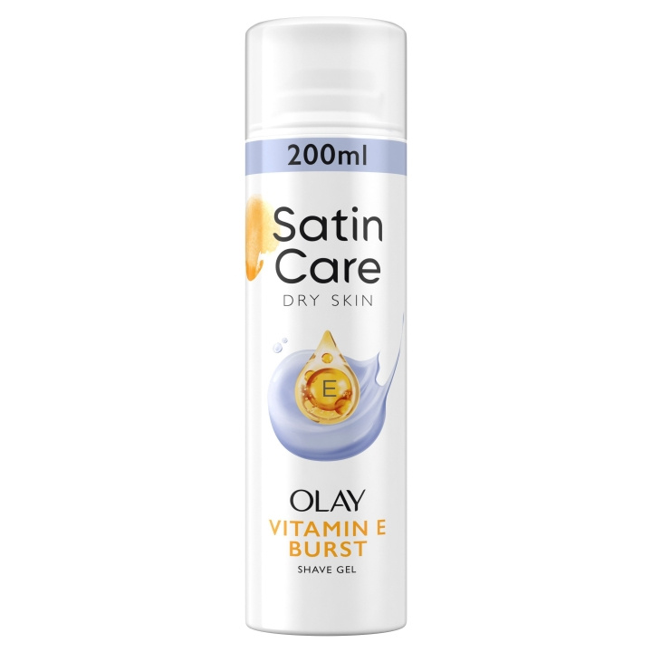 Gillette Venus Satin Care Scheergel voor Vrouwen, Vitamine E Burst met Olay - 200 ml in de groep BEAUTY & HEALTH / Haar & Styling / Scheren & Trimmen / Aftershave bij TP E-commerce Nordic AB (D19409)