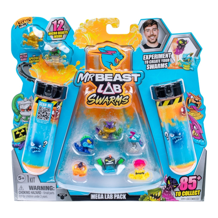 MR. BEAST LAB MrBeast Lab Swarms Mega Lab 12 pack. Serie 2 - (20389) in de groep SPEELGOED, KINDER- & BABYPRODUCTEN / Speelgoed / Figuren, Miniaturen & accessoires bij TP E-commerce Nordic AB (D19447)