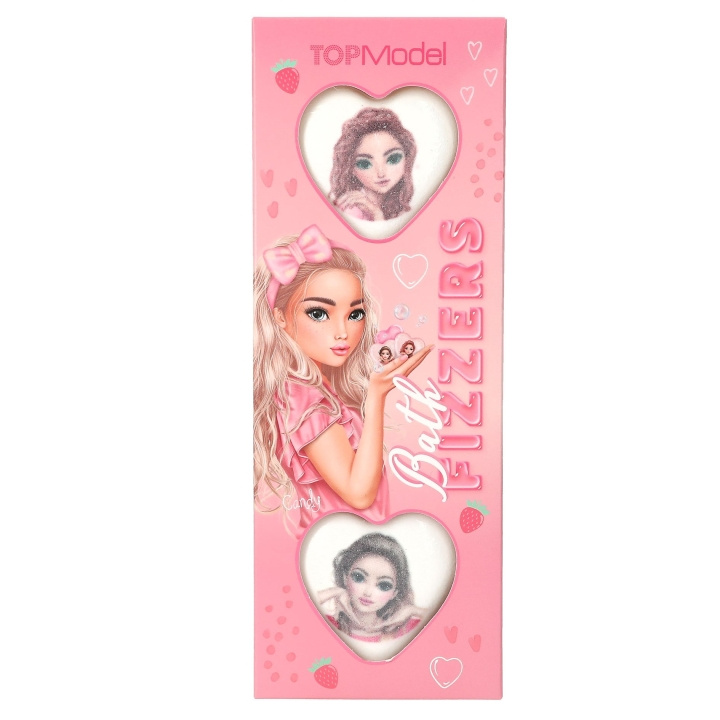 TOPModel TOPModel Bedrukte Bathfizzers BEAUTY and ME - Wit, Roze - 30g per stuk in de groep SPEELGOED, KINDER- & BABYPRODUCTEN / Babygadgets / Bad bij TP E-commerce Nordic AB (D19473)