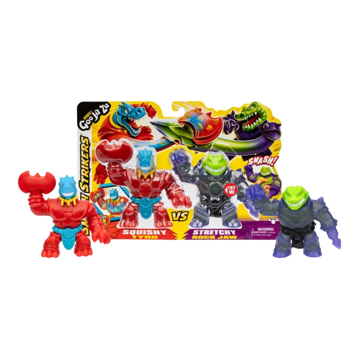 Goo Jit Zu Smash Strikers Tyro vs Rock Jaw - (42804) in de groep SPEELGOED, KINDER- & BABYPRODUCTEN / Speelgoed / Figuren, Miniaturen & accessoires bij TP E-commerce Nordic AB (D19512)