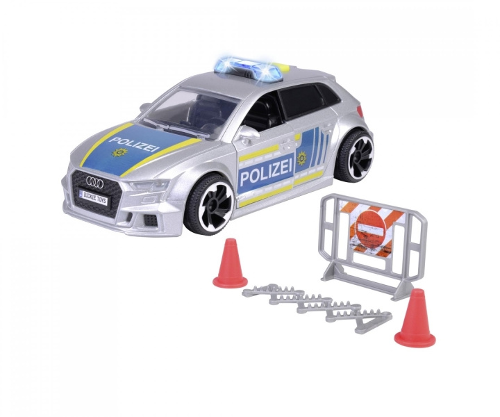 Dickie Toys Audi RS3 Politie (203713016) in de groep SPEELGOED, KINDER- & BABYPRODUCTEN / Speelgoed / Speelgoedauto\'s bij TP E-commerce Nordic AB (D19549)