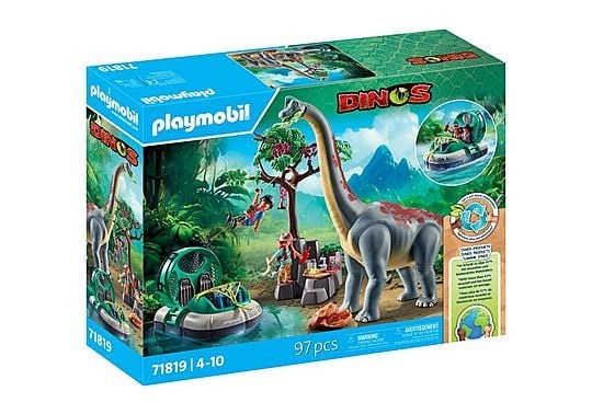 Playmobil Brachiosaurus met hovercraft (71819) in de groep SPEELGOED, KINDER- & BABYPRODUCTEN / Speelgoed / Speelset bij TP E-commerce Nordic AB (D19557)