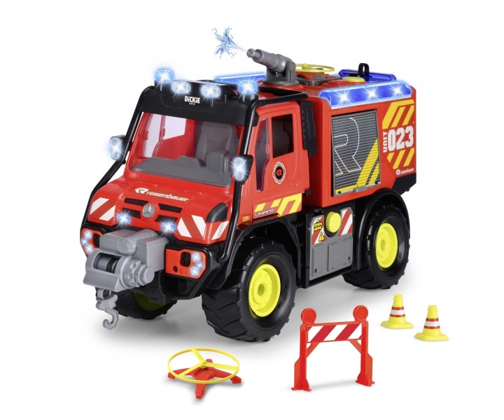 Dickie Toys Unimog U530 Fire Rescue (203719033) in de groep SPEELGOED, KINDER- & BABYPRODUCTEN / Speelgoed / Speelgoedauto\'s bij TP E-commerce Nordic AB (D19570)