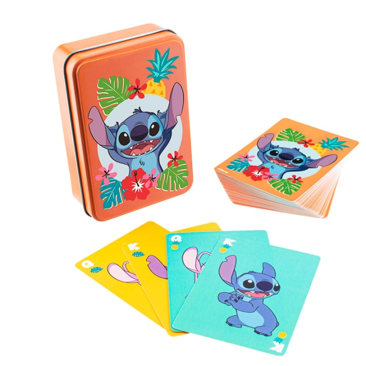 Stitch speelkaarten in een blikje in de groep SPEELGOED, KINDER- & BABYPRODUCTEN / Spelletje / Kaartspel bij TP E-commerce Nordic AB (D19585)