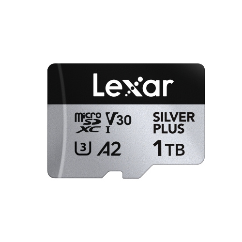 Lexar microSDXC Professional SILVER Plus UHS-I/U3/A2/4K R205/W150 (V30) - 1TB in de groep HOME ELECTRONICS / Opslagmedia / Geheugenkaarten / SD/SDHC/SDXC bij TP E-commerce Nordic AB (D19596)