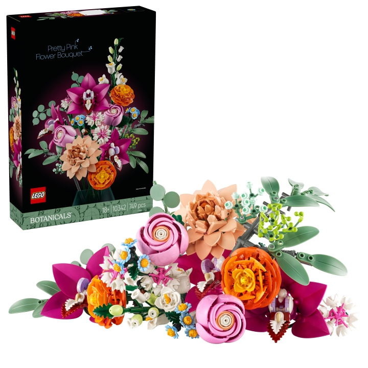 LEGO Botanicals - Mooi Roze Boeket (10342) in de groep SPEELGOED, KINDER- & BABYPRODUCTEN / Speelgoed / Bouwspeelgoed / Lego bij TP E-commerce Nordic AB (D19603)