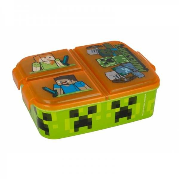 MINECRAFT Stor - Sandwichdoos met meerdere compartimenten - MINECRAFT (088808735-40420) in de groep HUISHOUDEN & TUIN / Keukengerei / Lunchboxen & Voedselcontainer bij TP E-commerce Nordic AB (D19607)