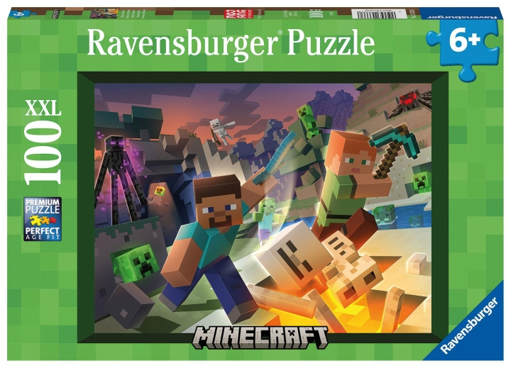MINECRAFT Puzzel - Monster MINECRAFT (100 XXL stukjes) (PEG3333) in de groep SPEELGOED, KINDER- & BABYPRODUCTEN / Speelgoed / Kinderpuzzel bij TP E-commerce Nordic AB (D19608)