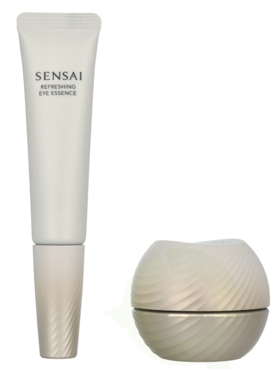 Sensai Total Eye Treatment Giftset 35 ml Refreshing Eye Essence 20ml/Melty Rich Eye Cream 15ml in de groep BEAUTY & HEALTH / Cadeausets / Cadeausets voor haar bij TP E-commerce Nordic AB (D19653)