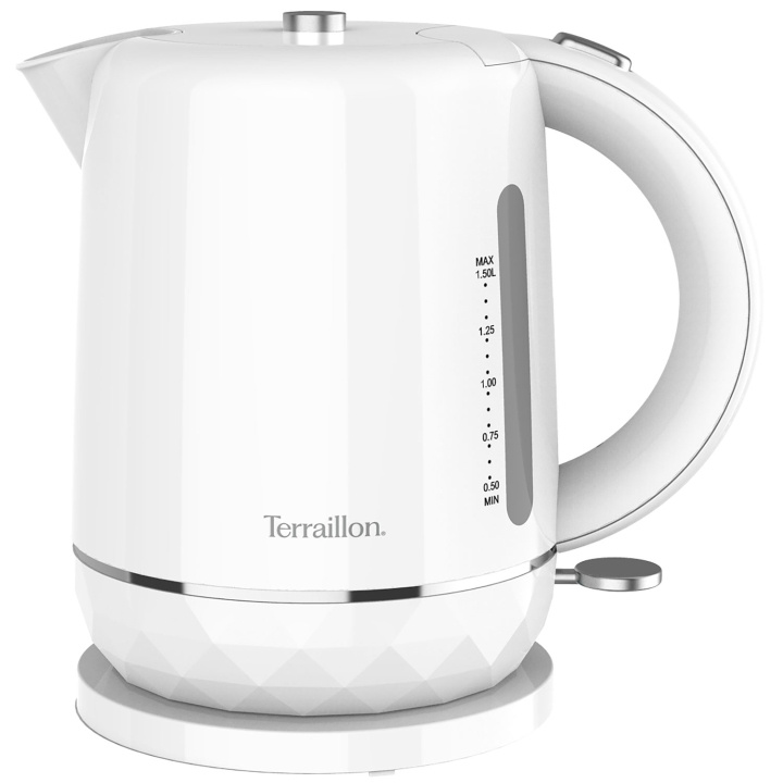 Terraillon Vattenkokare Diamond 1,5L 2200W vit in de groep HUISHOUDEN & TUIN / Huishoudelijke apparaten / Water & Sap / Waterkokers bij TP E-commerce Nordic AB (D19681)