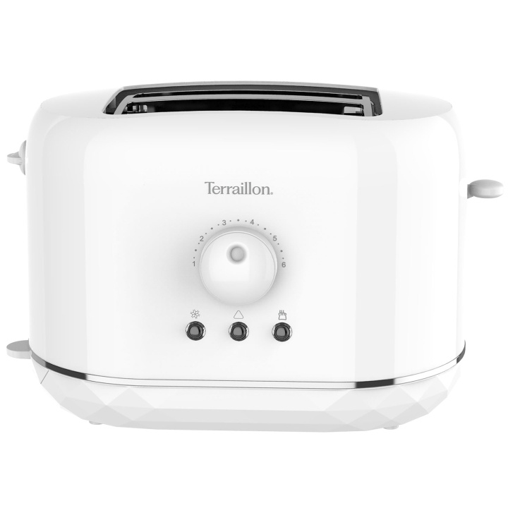 Terraillon Brödrost Diamond 2 Skivor vit in de groep HUISHOUDEN & TUIN / Huishoudelijke apparaten / Broodroosters & Broodgrills / Broodroosters bij TP E-commerce Nordic AB (D19682)