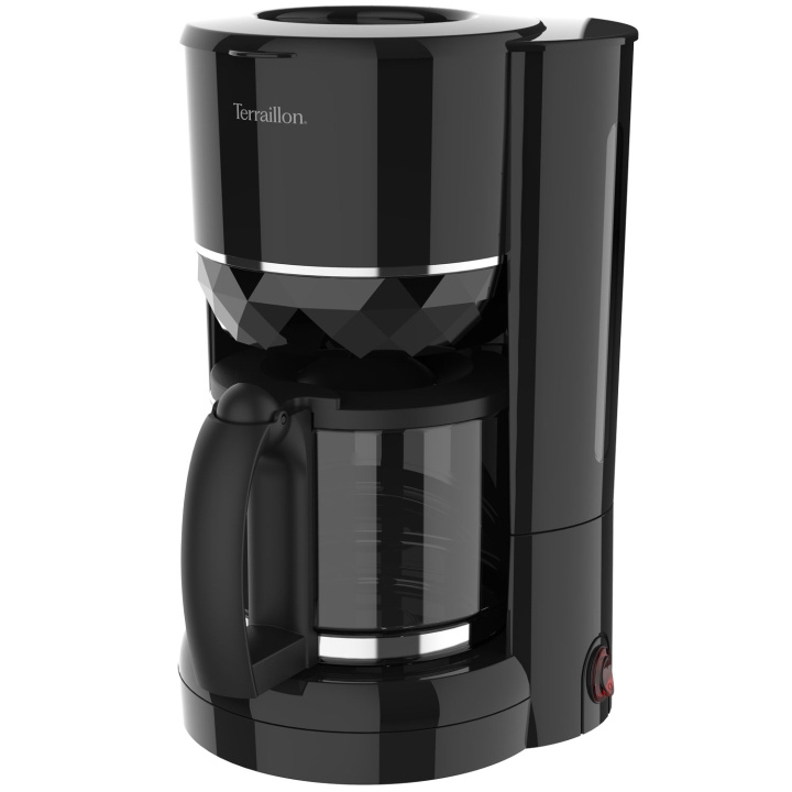 Terraillon Kaffebryggare Diamond 1,25L 980W Droppstopp svart in de groep HUISHOUDEN & TUIN / Huishoudelijke apparaten / Koffiezetapparaten en accessoires / Koffiezetapparaten bij TP E-commerce Nordic AB (D19686)