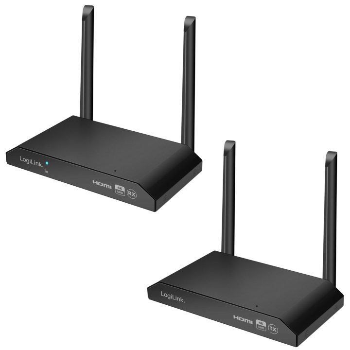 LogiLink Trådlös HDMI-överföring KVM 1till4 4K@60Hz in de groep HUISHOUDEN & TUIN / Smart home / Slimme huissystemen bij TP E-commerce Nordic AB (D19695)