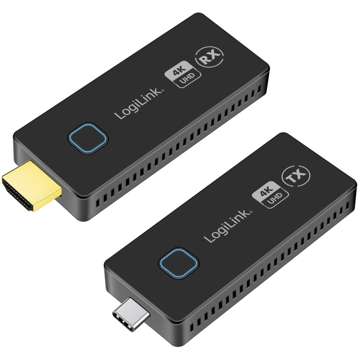 LogiLink Trådlös HDMI-överföring USB-C till HDMI-kit 1till1 4K@60Hz in de groep HOME ELECTRONICS / Kabels & Adapters / HDMI bij TP E-commerce Nordic AB (D19697)