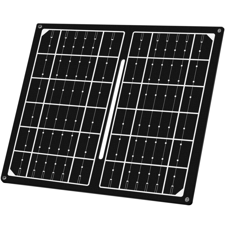 LogiLink Vikbar solcellspanel med USB-laddare 1 x USB-A 7W in de groep SPORT, VRIJE TIJD & HOBBY / Buitenrecreatie / Solar cell charging bij TP E-commerce Nordic AB (D19702)