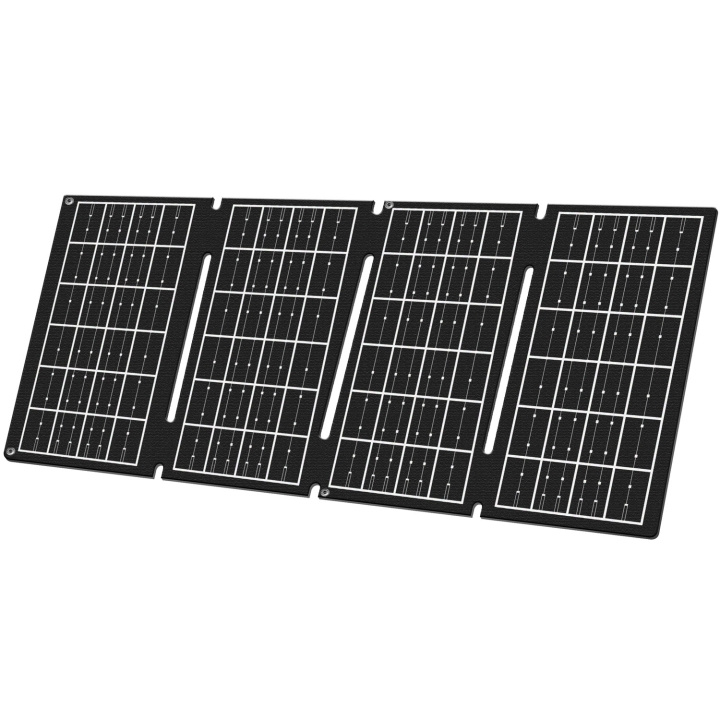 LogiLink Vikbar solcellspanel med USB-laddare 1x USB-C, 1 x USB-A 15W in de groep SPORT, VRIJE TIJD & HOBBY / Buitenrecreatie / Solar cell charging bij TP E-commerce Nordic AB (D19703)