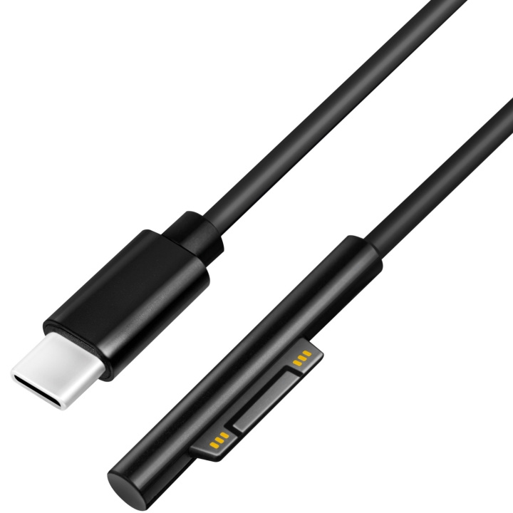 LogiLink USB-C Laddkabel Microsoft Surface 60W PD 1,8 m in de groep COMPUTERS & RANDAPPARATUUR / Computerkabels / USB / USB-C bij TP E-commerce Nordic AB (D19705)