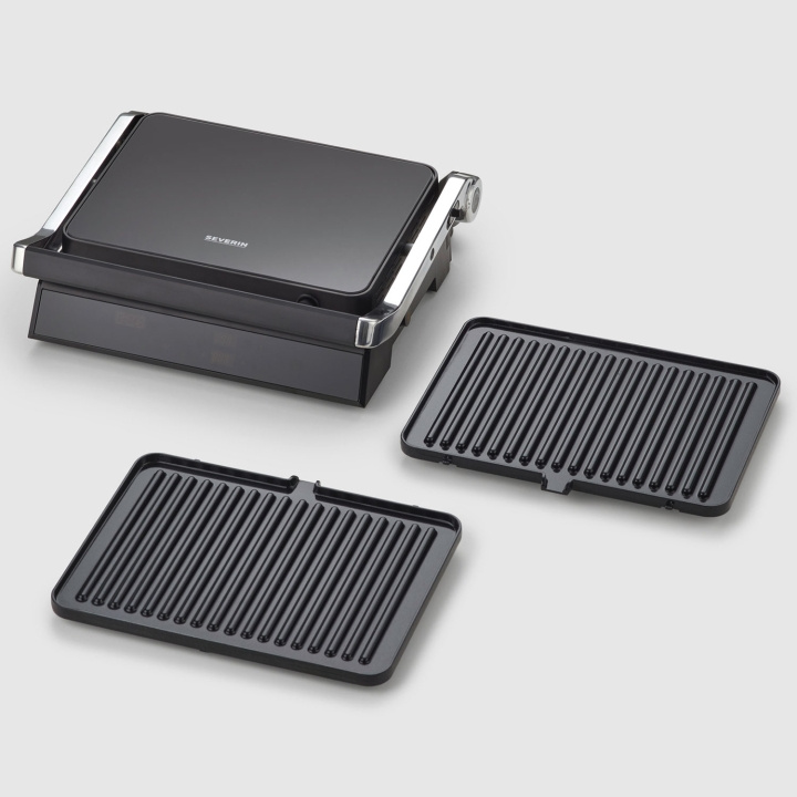 Severin Kontaktgrill Sevini Comfort KG2399 Digital in de groep HUISHOUDEN & TUIN / Tuinproducten / Barbecue & Accessoires bij TP E-commerce Nordic AB (D19723)